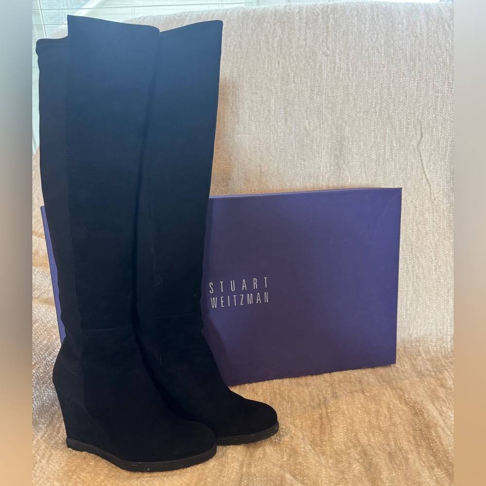 Stuart Weitzman women’s tall black boots